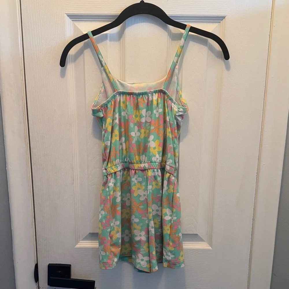 Colorful Floral Kids Romper